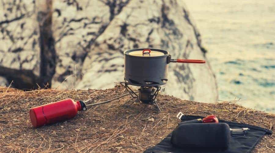 integrated canister stove