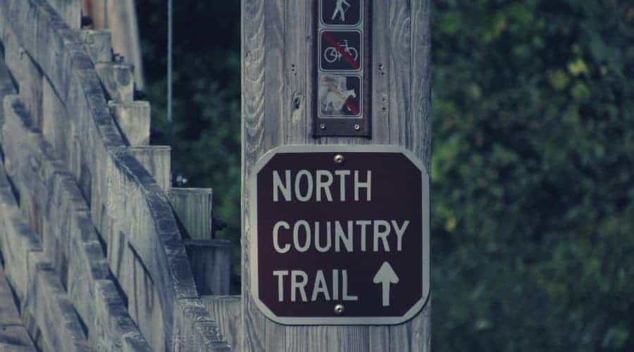 Manistee north country trail sign intext (1)