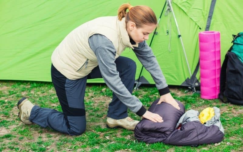 How to Roll Up Your Sleeping Bag 
