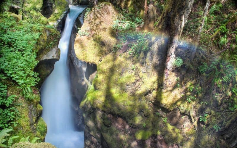 Ladder Creek Falls,  North Cascades National Park, Washington