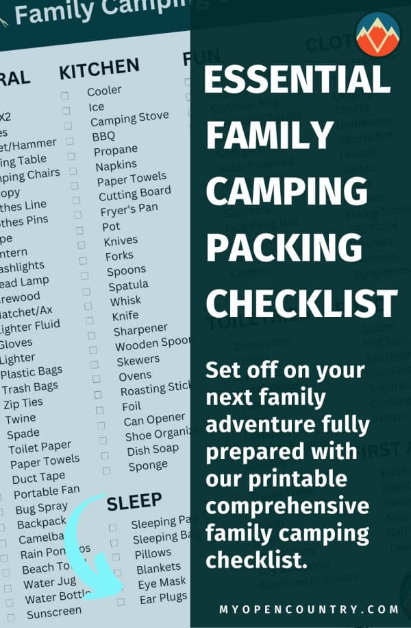 Plan your family camping trip with ease using our detailed weekend camping checklist! Suitable for tent camping and family outings, this printable list helps you pack smart, covering all essentials from camp kitchen items to sleeping setups. Ensure your short escape is memorable and organized without the packing stress. Perfect for last-minute planners seeking adventure!